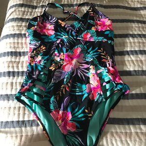 floral one piece